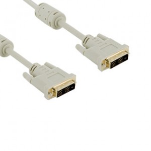 Cablu monitor DVI-D (18 +1) - DVI-D (18+1) M/M, 3 m, DL ferita 